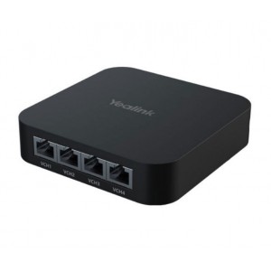 YEALINK RCH40-E2 RCH40 E2 4-Port PoE Switch, Used For Connecting Meeting Room Cameras, Microphones & Speakers