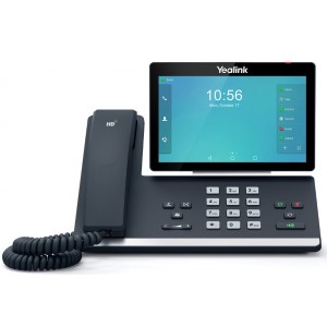 Yealink T58A 16 Line IP HD Android Phone, 7' 1024 x 600 colour touch screen, HD voice, Dual Gig Ports, Built in Bluetooth and WiFi, USB, - SKYPE BUS