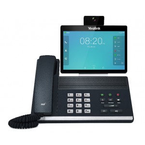 Yealink SIP-VP59 16 Line IP Full-HD Video Phone, 8' 1280 x 800 colour touch screen, HD voice, Dual Gig Ports, Bluetooth, WiFi, USB, HDMI, 29 DSS keys,