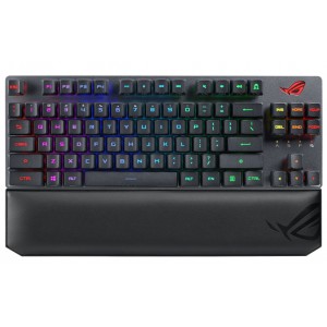 ASUS X807 ROG STRIX SCOPE RX TKL WL D/BL/US Wireless Deluxe Gaming Keyboard, 80% TKL For FPS Gamers, ROG RX Mechanical Switches, PBT Keycaps, RGB