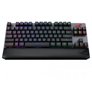 ASUS X807 STRIX SCOPE RX TKL WL D/RD/US Wireless Deluxe Gaming Keyboard, 80% TKL For FPS Gamers, ROG RX Mechanical Switches, RGB