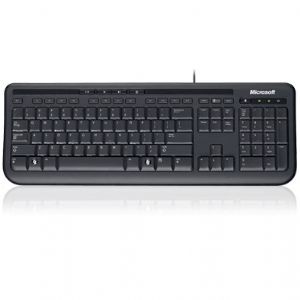 Incase ANB-00025 Wired Keyboard 600 - Black - Designed by Microsoft™