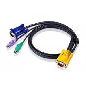 Aten KVM Cable 1.8m with VGA & PS/2 to 3in1 SPHD to suit CS7xE, CS13xx, CS17xxA, CS17xxi, CL5xxx, CL10xx, KL91xx, KN91xx (LS)
