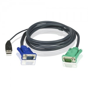 Aten 5m USB KVM Cable to suit CS8xU, CS174x, CS13xx, CS17xxA, CS17xxi CL5xxx, CL58xx