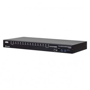 Aten 16-Port USB 3.0 4K HDMI KVM Switch, Port Selection: OSD, Hotkey, Pushbutton, RS-232 Commands