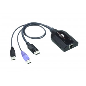 Aten KVM Cable Adapter with RJ45 to DisplayPort (w/ Audio Signal) & USB to suit KM and KN series