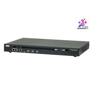 Aten 16 Port Serial Console Server over IP with dual AC Power, directly connect to Cisco switches without rollover cables, dual LAN Support