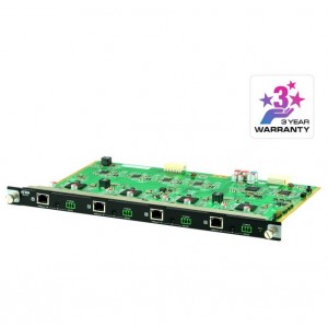 Aten VM7514  4 Port HDBaseT Input Board for VM1600A/VM3200, HDBaseT Connectivity, Bi-directional RS-232 channel, Bi-directional IR channel