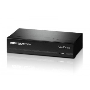 Aten Video Splitter 4 Port VGA Splitter 450Mhz, 2048x1536, Cascadable to 3 levels (Up to 64 Outputs) (LS)