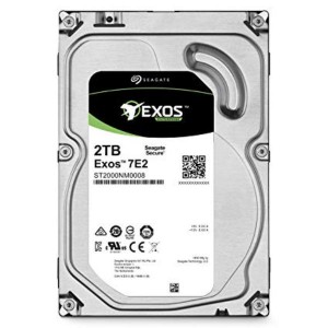 Seagate EXOS HDD Enterprise Capacity 3.5" Internal 7200RPM, 5 Year Warranty - 512N - 2TB SATA - 512N