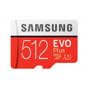 Samsung EVO Plus 512GB Micro SDXC with SD Adapter