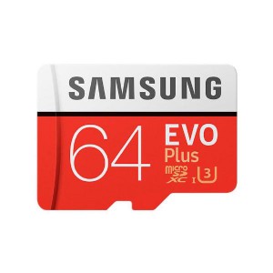 Samsung EVO Plus microSD Card (SD Adapter) 64GB