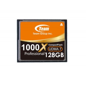 Team Group Memory Card Compact Flash CF 128GB 1000X 120MB/s Write Lifetime Warranty