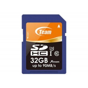 Team Xtreme SDHC 32GB UHS-1 U3 Read 90MB/s Write 45MB/s