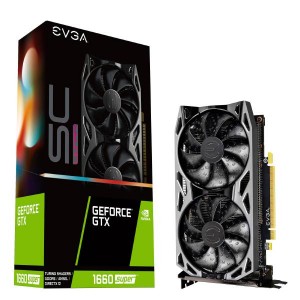 EVGA GeForce GTX 1660 SUPER SC ULTRA GAMING 06G-P4-1068-KR 6GB GDDR6 Dual Fan Metal Backplate