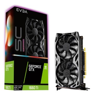 EVGA GeForce GTX 1660 Ti SC ULTRA GAMING 06G-P4-1667-KR 6GB GDDR6 Dual Fan Metal Backplate