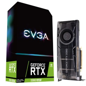 EVGA GeForce RTX 2080 SUPER GAMING  08G-P4-3080-KR 8GB GDDR6 RGB LED Logo DisplayPort 1.4 HDMI 2.0b USB-C