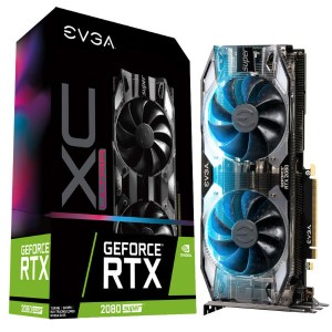 EVGA GeForce RTX 2080 SUPER XC ULTRA GAMING, 08G-P4-3183-KR, 8GB GDDR6, RGB LED, Metal Backplate, DisplayPort 1.4, HDMI 2.0b, USB-C