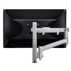 Atdec AWM Single monitor arm solution - dynamic arm - 400mm post - F Clamp - silver