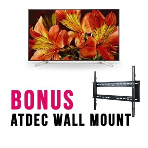 Sony Bravia Commercial 65" LCD - QFHD 4K (3840 x 2160), 24/7, LED, HDR, Android, Anti Glare, Brightness (620-cd/m2) /  ***Free Atdec Wall Mount**