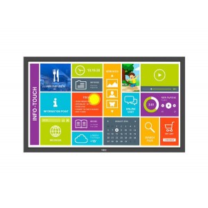 NEC 48" P484-SST 10-Point Multi Touch Display/ 24/7 Usage/ 16:9/ 1920 x 1080/ 4000:1/ SPVA Panel/ VGA,DVI, HDMI/ Speakers/ Optional OPS