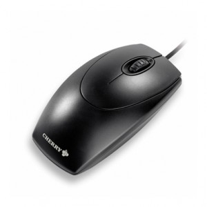 Cherry Optical Corded Mouse USB/ PSU Combo  Black