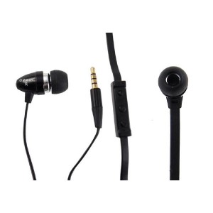 Shintaro Stereo Earphone & Microphone Flat Cable tangle free technology