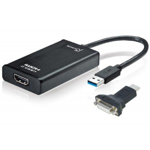 J5create JUA350 USB 3.0 HDMI DVI Display Adapter
