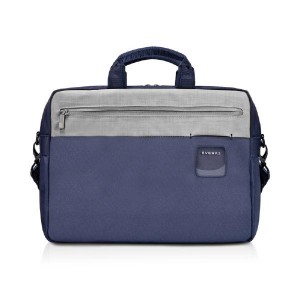 Everki ContemPRO Commuter Laptop Bag Navy Briefcase, up to 15.6" with Dedicated Tablet/iPad/Pro/Kindle compartment up to 13"