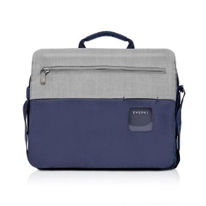 Everki ContemPRO Laptop Shoulder Bag Navy, up to 14.1"/ MacBook Pro 15 with Dedicated Tablet/iPad/Pro/Kindle compartment up to 13"