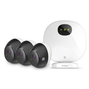 D-Link Omna Wire-Free Indoor/Outdoor Camera Kit 3-Pack