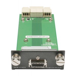 D-LINK DEM-410CX 1-Port 10-Gigabit CX4 Module for DGS-3400/DGS-3600/DWS-4026