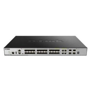 D-LINK DGS-3630-28SC 28-Port Layer 3 Stackable Managed Gigabit Switch including 4 10GbE Ports