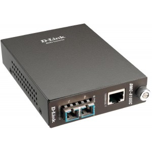 D-LINK DMC-810SC 1000BaseT to 1000BaseLX Media Converter with SC fibre Connector (Single Mode 1300nm
