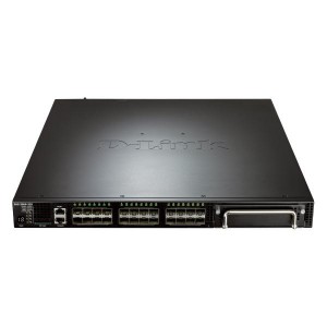 D-Link 32-Port 10 Gigabit Layer 3 Managed Stackable Switch with 24 SFP+ Ports and 1 Expansion Module Slot