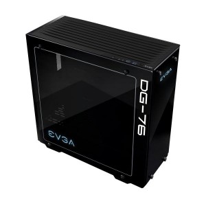 EVGA DG-76 Matte Black Mid-Tower, 2 Sides of Tempered Glass, RGB LED and Control Board, Gaming Case