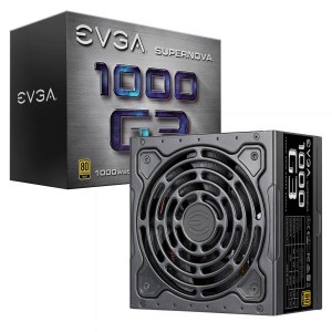 EVGA SuperNOVA 1000 G3,80 Plus Gold 1000W,Fully Modular,Eco Mode with New HDB Fan,10 Year Warranty,Includes Power ON Self Tester,150mm,Power Supply