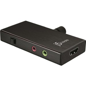 J5create JVA02 Live Capture UVC HDMI to USB Video Capture (HDMI to USB-C or USB-A)
