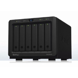 Synology DS620slim DiskStation DS620 slim 6 Bay NAS Intel Celeron J3355 2-core 2.0 2GB DDR3L non-ECC SODIMM Hot Swappable 2xRJ-45 1GbE LAN 2xUSB 3.0 2 yrs wty