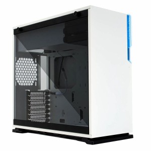 In Win 101C-WHITE Mid Tower Case with Tempered Glass Window RGB Front Panel
