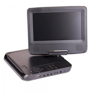 Laser 7" Screen USB DVD Player Portable Car LCD