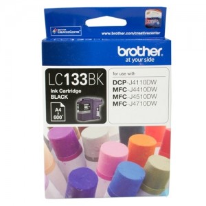 Brother LC-133BK Black Ink Cartridge 600 Pages
