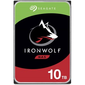 Seagate ST10000VN000 10TB 3.5' IronWolf 7200 RPM 256MB Cache SATA 6.0Gb/s 3.5' Hard Drives Bare Drive - Image 1
