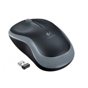Logitech 910-002255 M185 Wireless Mouse Nano Receiver Grey 1-year battery life Advanced 2.4 GHz wireless connectivity - Image 1