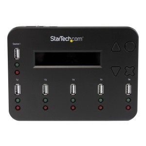 StarTech USBDUP15 1 TO 5 USB FLASH DRIVE DUPLICATOR, 2MODE, NO HOST, LCD DISPLAY, USB2.0, 2YR - Image 1