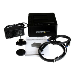StarTech SDOCK2U33RE USB 3.0 (6GBPS) HDD DUPLICATOR DOCK - 2.5" & 3.5" SATA SSD/HDDS, 2YR - Image 1