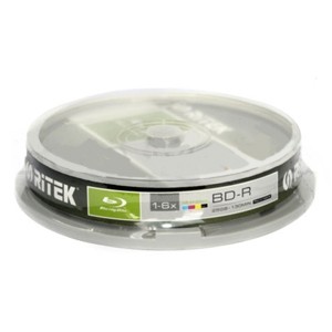 RITEK 4719303527850 BD-R / 25GB / 6X / 10 CAKE / WHITE 527850 - Image 1