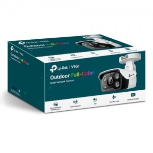 TP-LINK VIGI C340(2.8MM) VIGI 4MP C340(2.8mm) Outdoor Full-Colour Bullet Network Camera, 2.8mm Lens, Smart Detection, 3YW - Image 1