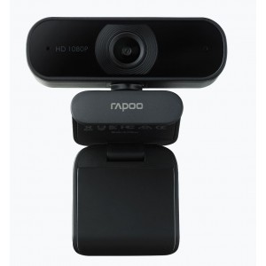 Rapoo C260 Webcam FHD 1080P/HD720P, USB 2.0, 95 degrees Wide Angle, Autofocus, Noise cancelling Mic. - Ideal for TEAMS, Zoom - Image 1
