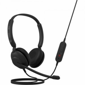 Jabra 2699-820-109 CORDED EVOLVE 10 STEREO HEADSET,LEATHER, BLACK,USB-A - Image 1